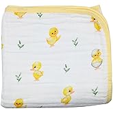 Stellar Kiddos Soft Cotton Baby Blanket, Breathable Lightweight Baby Blanket for Infants Newborn Boys and Girls - Nursery, Crib, Stroller Blanket (Playful)