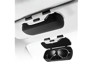 2026 New Sunglasses Holder for Car Visor,Press to Open Car Sunglasses Holder with Shock and Dust Protection,Stylish Sun Visor