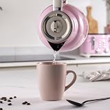 Salter Retro Pink Kettle & Toaster Set 1.7L 4-Slice Wide Slot 3kW 1630W view 8