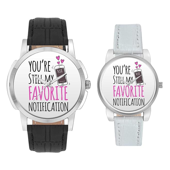 Gifts for Couple, Multicolor Dial Wrist Watch for Men and Women