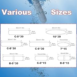 8PCS PTFE Magnetic Stir Bar Set for Magnetic
