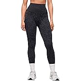 MOOSLOVER Women High Waisted Workout Leggings Seamless Compression Tummy Control Yoga Pants No Front Seam