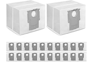 OOBILA 22 Pack Dust bags Compatible with Roborock Q5+, Q5 Pro+, Q5 DuoRoller+, Q5 Max+ Plus, Q7+, Q7 Max+, Q8 Max+, S8 Pro Ultra, Q10 Robot Vacuum Cleaner, S7 MaxV, 3.5L Large Capacity Disposable Bag