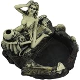 Cigar Ashtray, Use as Outdoor Indoor Cool Resin Decoration Birthday Gift for Husband Boyfriend Lady Girl Women