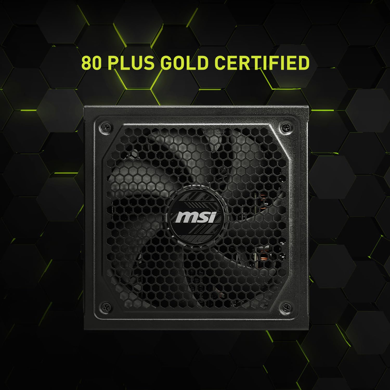 MSI MAG A1000GL PCIE5, Fully Modular Compact Gaming 1000W Power Supply, 80+ Gold, ATX 3.1 & PCIe 5.1 Ready, Native Dual-Color 12V-2x6 Cable, 10 Year Warranty