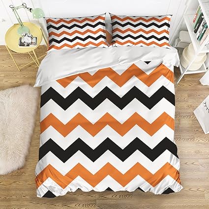 Amazon Com Bedding Duvet Cover Sets With Zipper Closure Orange