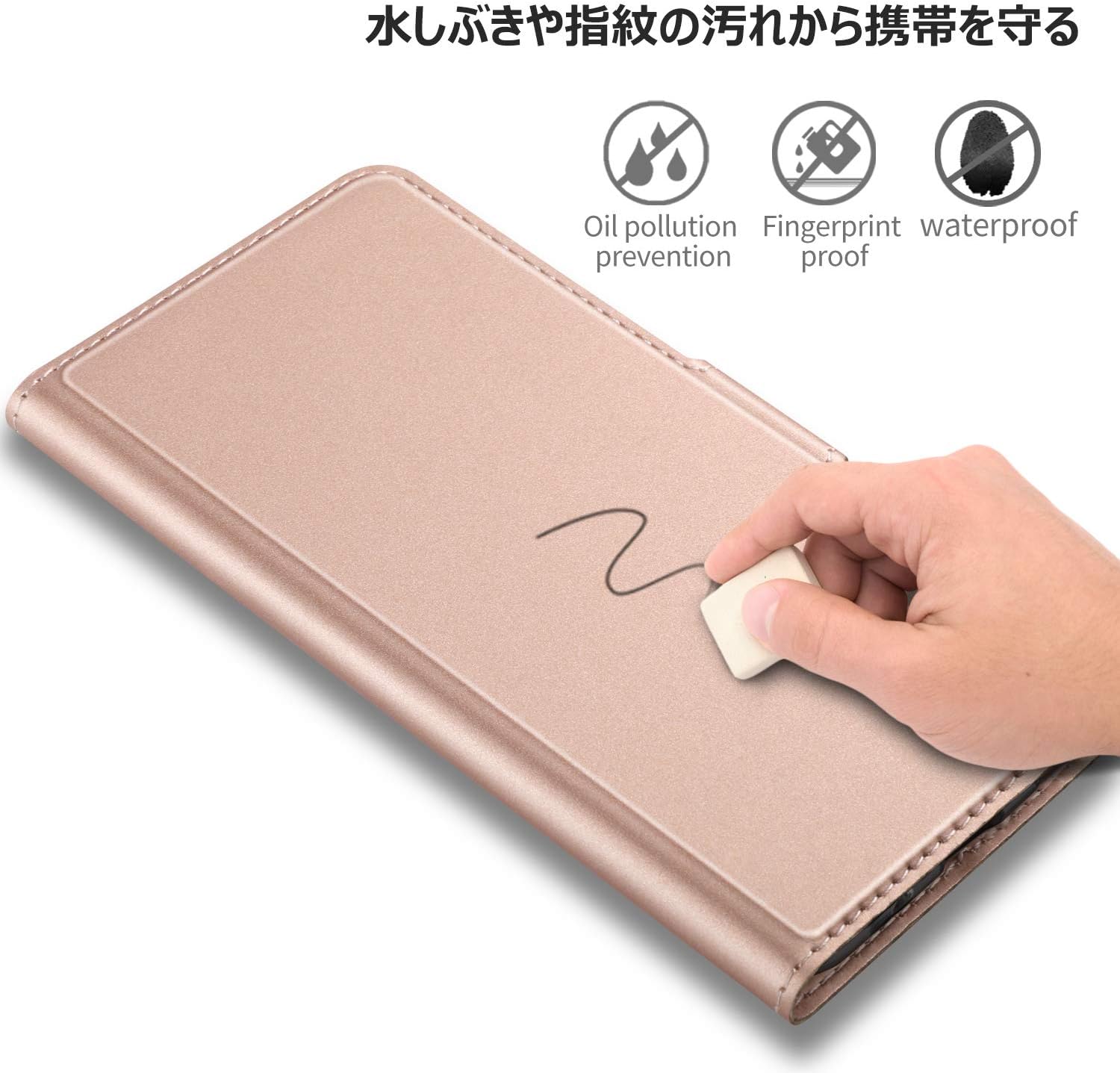 Amazon Co Jp Aquos Sense3 Lite Sh Rm12 ケース Kugi Aquos Sense3 Shv45 Sh 02mケース Sharp Android One S7カバー スタンド機能 横開き 軽量 薄型 耐衝撃 高級 Puレザー 折り畳み式 Aquos Sense3 Lite Sharp Android One S7