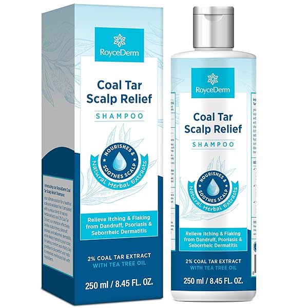 ROYCEDERM COAL TAR DANDRUFF SHAMPOO: EXTRA STRENGTH 2%...