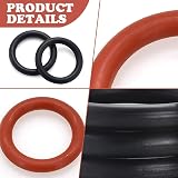 EOWVISN 15-Piece O-Ring Seals Rubber Gasket Replacement Kit Coffee Maker view 3