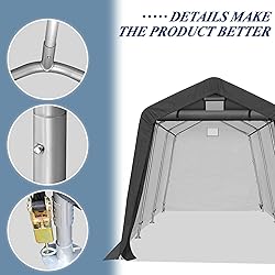 COVERONICS 8' x 14' Outdoor Storage Shed - Heavy