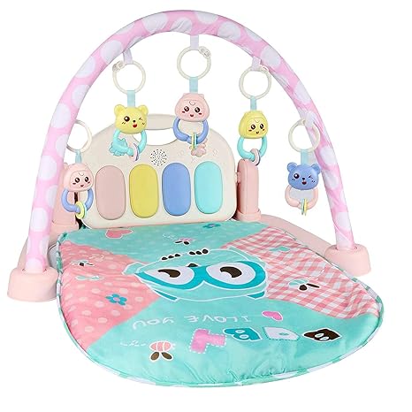 Magicwand Babys Piano Multi Functional Fitness Rack & Gym (Pink)