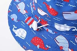 Home Prefer Kids UPF50+ Safari Sun Hat Breathable