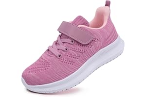 Toandon Girls Boys Kids Lightwight Breathable Athletic Sport Sneakers