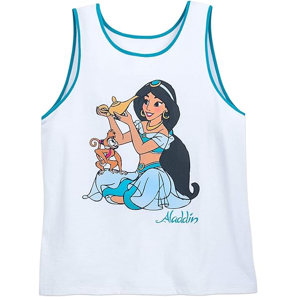 Amazon.com: Disney Jasmine Ringer Tank Top for Women