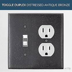 Switch Hits Distressed Antique Bronze Outlet Wall