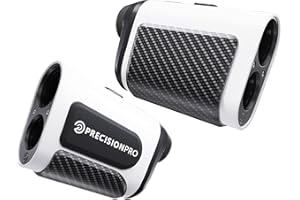 Precision Pro NX10 Golf Rangefinder: Golf's First Customizable Choice for Laser Accuracy, Slope Measurement, 6X Zoom, Flag Lock & Pulse - Master Your Distance with 999+ Yard Range!