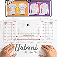 Standard Size - Tshirt Ruler Guide Vinyl Alignment, Shirt Measurement Tool Placement Center Design, DTF Template, Left Chest Logo Pocket, Accessories for Cricut, Heat Press Sublimation, HTV Transfer