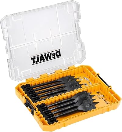 DEWALT Extreme Flat Wood Drill Bit Set 9 Piece DT70751-QZ 1/4" Shank