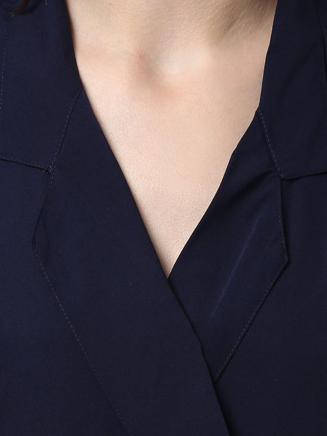 magnetic designs women's jacket style jumpsuit blues