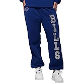 FOCO Women's NFL Team Logo Wordmark Rhinestone Sweatpants