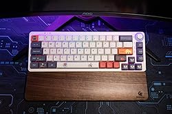 GK GAMAKAY Wooden Wrist Rest Pad, 12.8" Compact