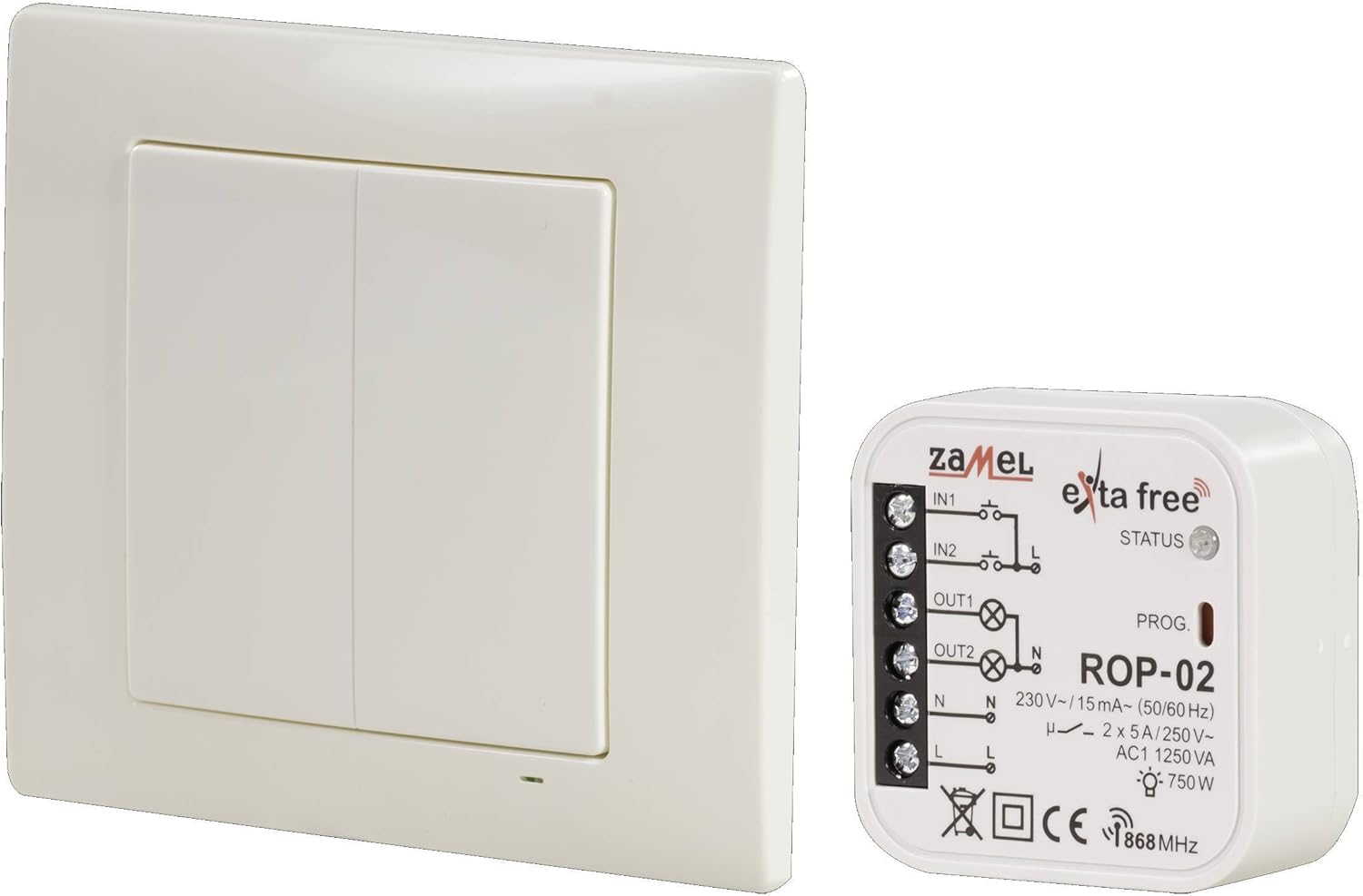 Extra Wireless Control Set Light Kit with 1 Piece RZB 04 - Image 5