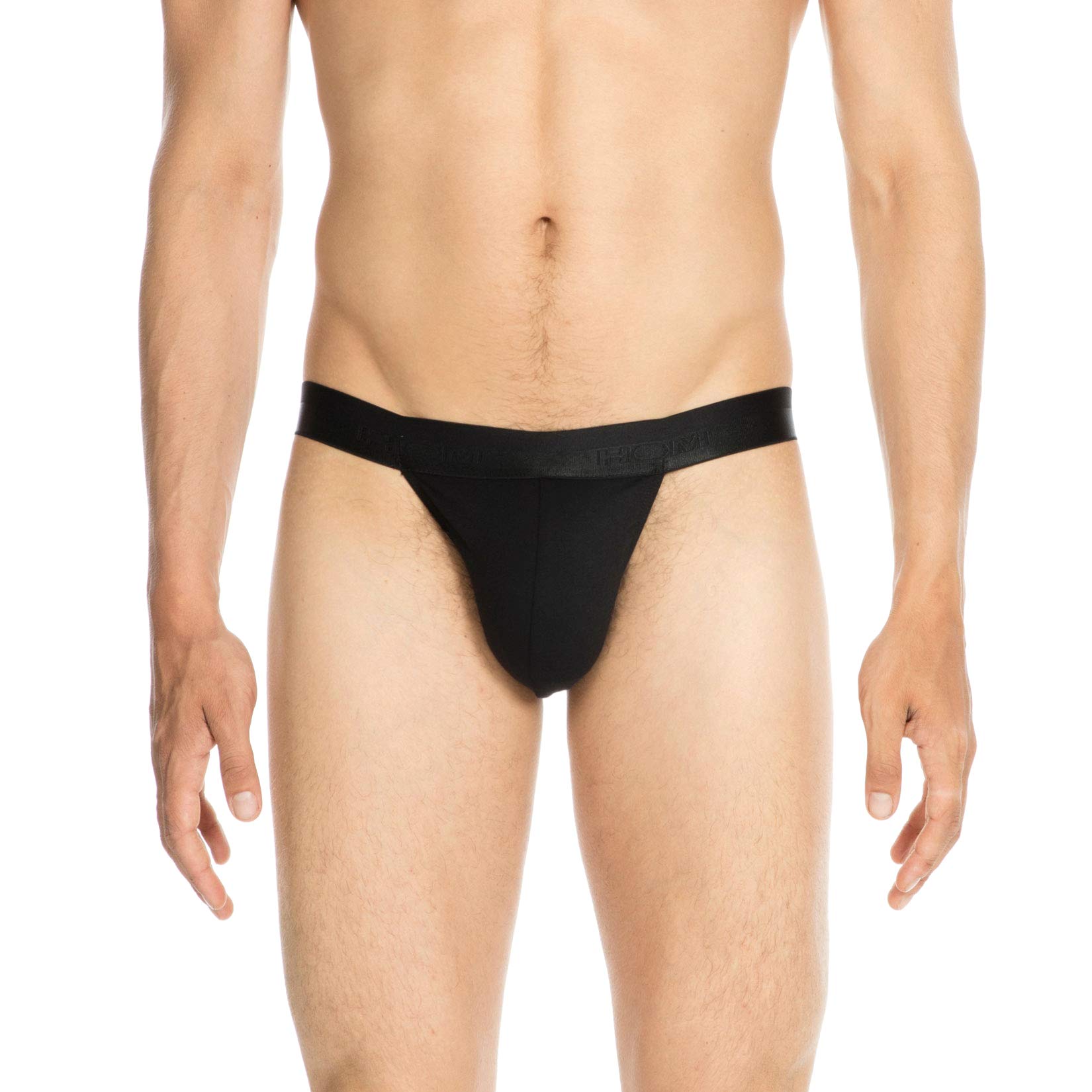 HOM Men's Classic Tanga Briefs 400413, Black, X-Large