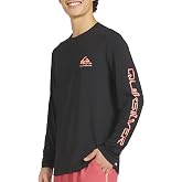 Quiksilver Men's Swimwear Regular Fit UPF 50 Long Sleeve Sun Tee Rash Guard Shirt (S-XXL)