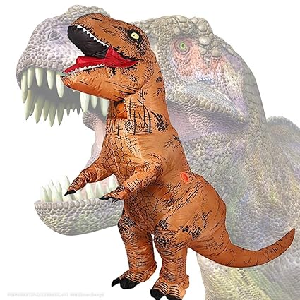 Party Geschenk aufblasbarer T-Rex Dinosaurier Kostüm für Erwachsene Dress up Cosplay Kostüm Anzug Party