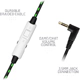 Stealth C6-100 Gaming Headset Green White Multi Platform 40mm Drivers view 7