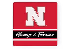 P. GRAHAM DUNN University of Nebraska Cornhuskers Always and Forever 2.75 x 2.75 Wood Magnet