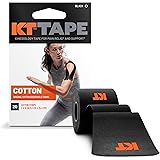 KT Tape, Original Cotton, Elastic Kinesiology Athletic Tape, 20 Count, 10” Precut Strips