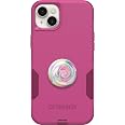 Pacco Bundle: Custodia OtterBox Commuter Per IPhone 15/14 Plus (Nera) + PopSockets PopGrip - 3