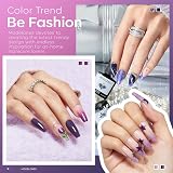 Modelones Gel Nail Polish Set 6 Colors Cat Eye Holographic 7ml Each view 3