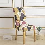 HZDHCLH Chair Covers Slipcovers 6 Pieces Stretch Removable Washable Dining view 2