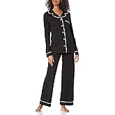 Cosabella womens Bella Relaxed Long Sleeve Top & Pants Pajama Set