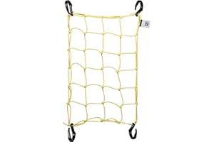 Portland Design Works Cargo Web - Reflective Cargo Netting for Bike Storage, Expandable Bungee Net with Hooks, Bicycle Access