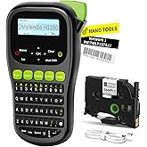 VolenGo Label Maker Waterproof-Labels, Wire Cable Label Maker, Labeler Machine with Tapes Laminated, H1100 Handheld Labeling Maker with Backlit-LCD & One-Touch Key, Home Industrial Office Organization