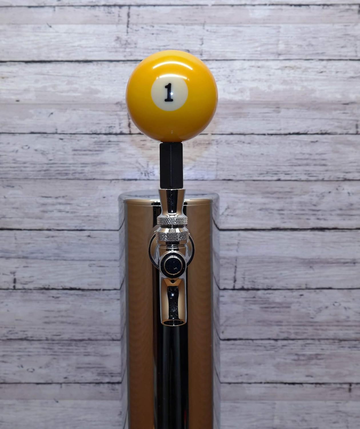 Handmade 1 Billiard Ball Beer Tap Handle Man Cave Home
