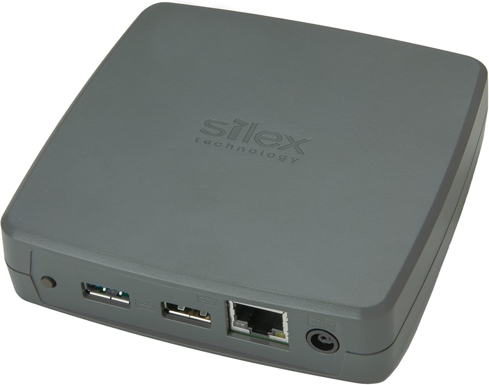 Silex Technology DS-700 USB 2.0/3.0 Device Server Network Printer Scanner Hard