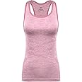 Disbest Yoga Tank Top, Women's Performance Stretchy Quick Dry Sports Workout Running Top Vest with Removable Pads