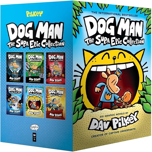 Dog Man & Cat Kid 全14冊セット Dav Pilkey Exciting adventures of Dog Man and Cat Kid by Dav Pilkey.