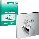 Hansgrohe Colour Set ERSE Window for Flush-Mounted Thermostat 2Users Chrome, 15763000 by Hansgrohe