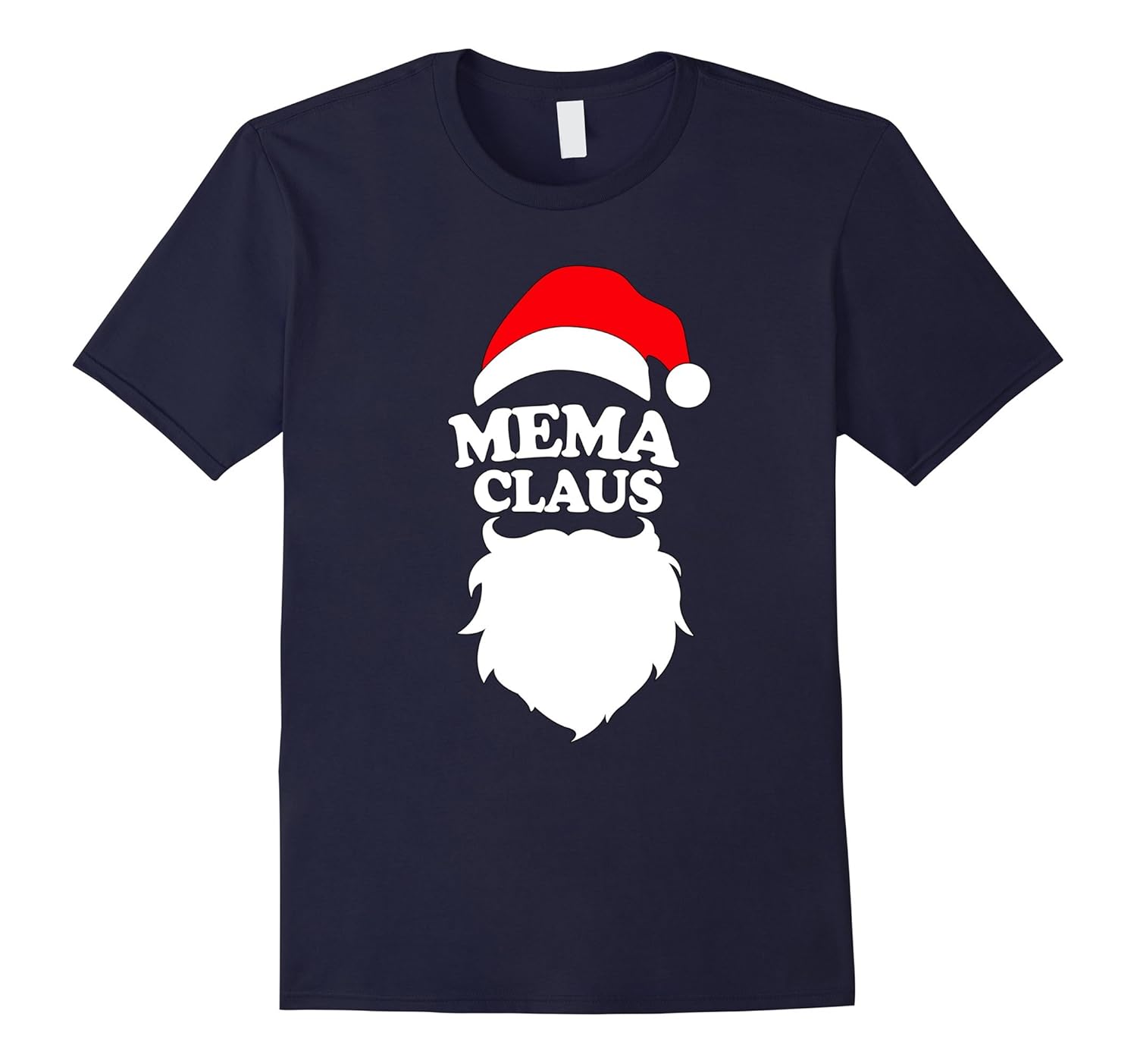 Mema Claus T Shirt - Funny Holiday Christmas Gift Tee-ANZ