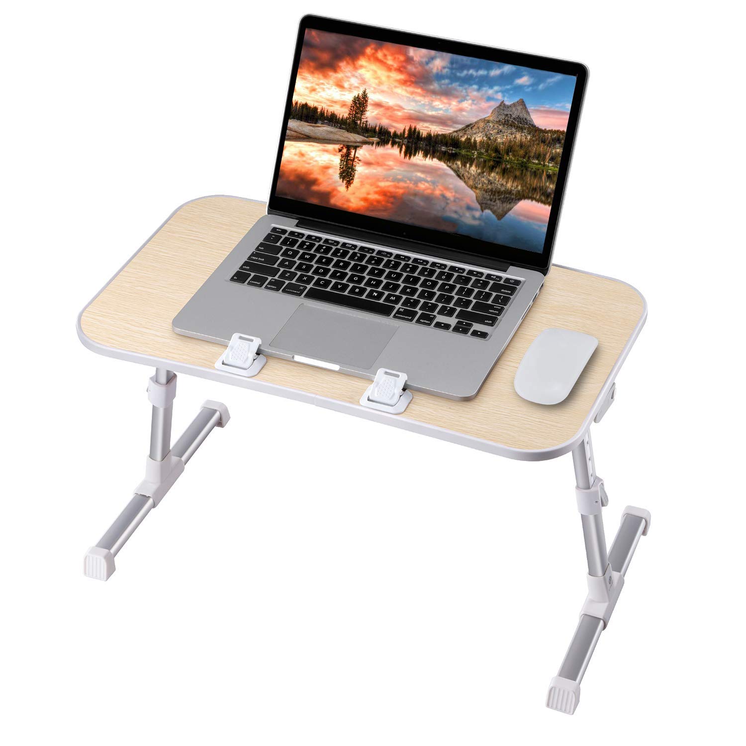 Laptop Desk, Utaxo Laptop Computer Stand, Adjustable Lap Desks Bed Tray for Eating