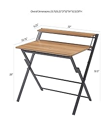 Ball & Cast Folding Computer Desk Foldable Laptop