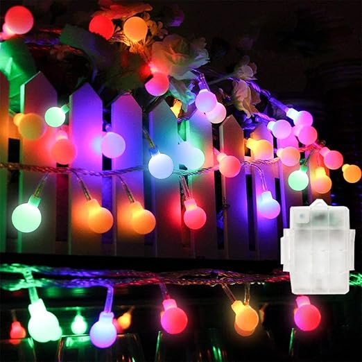 Amazon Co Jp Ledストリングライト ガーランド 5m 50個led 電飾 フェアリーライト 装飾ライト クリスマスツリー ライト 防雨型 Diy 工具 ガーデン