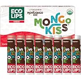Eco Lips Mongo Kiss USDA Organic Lip Balm Yumberry 8-Pack Gift Set | 0.15 oz. Tubes | Nourishing Mongongo Oil &amp; Fair Trade Cocoa Butter and Vitamin E for Dry Lips