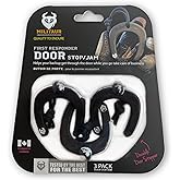 Militaur First Responder Door Stop/Jam Black (3 Pack) – Fits Molle, Tactical Door Jam for Police, EMS, EMT, Firefighters, Sec