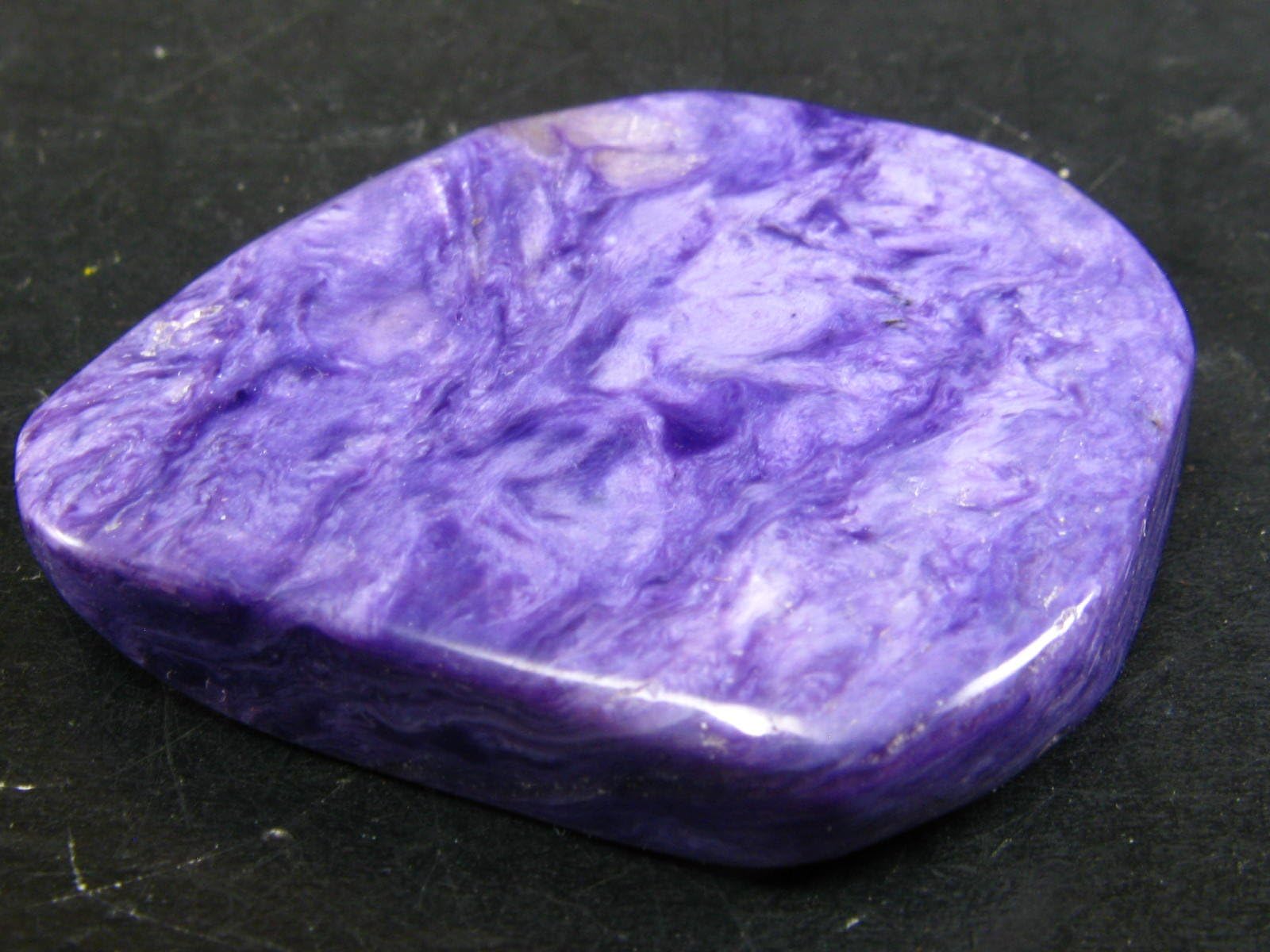 Charoite Tumbled A Grade Piece From Russia - 1.7" - 23 Grams